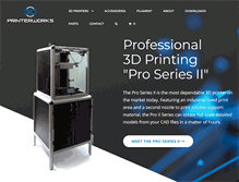 Tablet Screenshot of 3dprinterworks.com